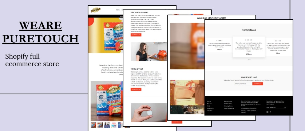 Shopify store portfolio screenshot 6
